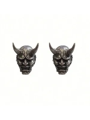 15114 1b-048 Aretes De Espárragos Rojos Fang Y Rakan 2 Pzas
