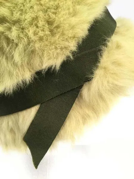 1960s Miss Dior Green Angora Hat