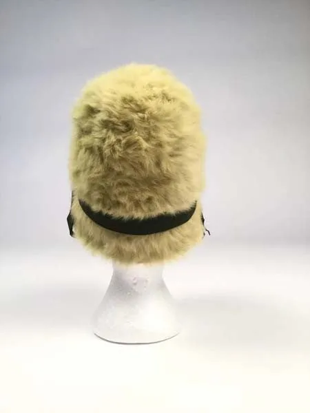 1960s Miss Dior Green Angora Hat
