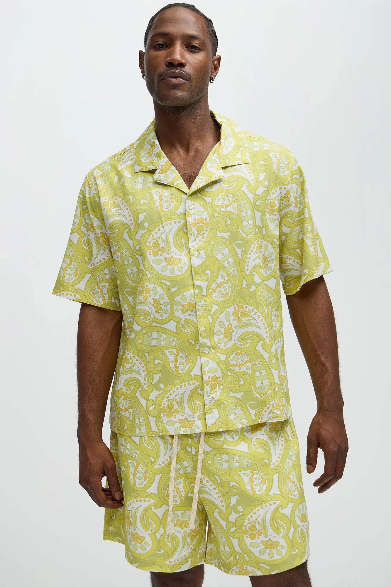 Alameda Paisley Shirt - Yellow