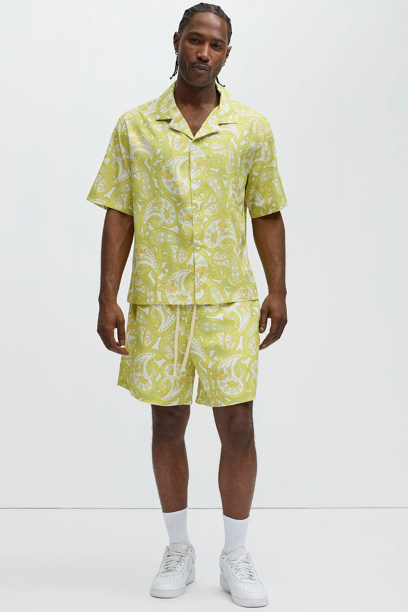 Alameda Paisley Shirt - Yellow