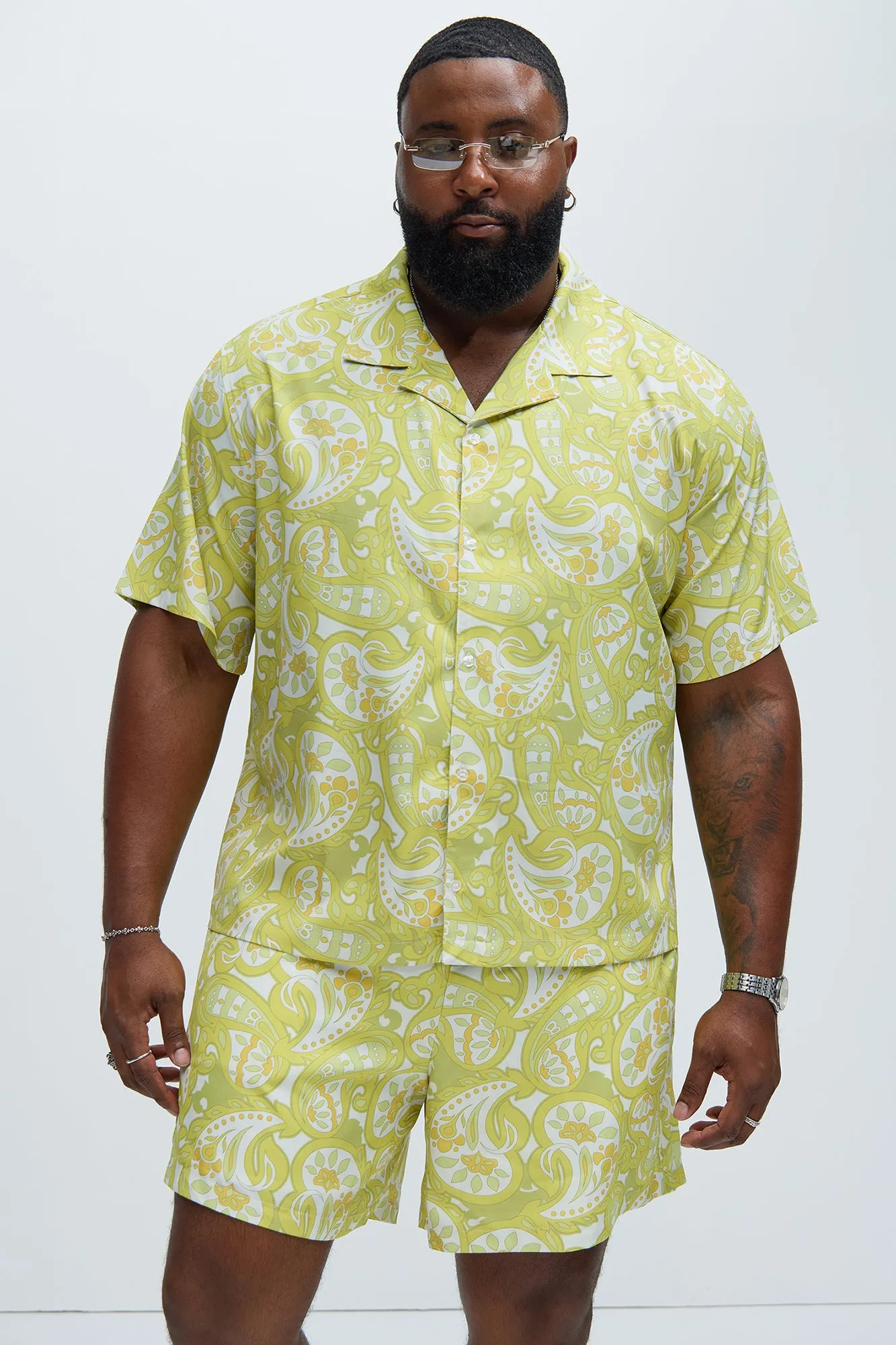 Alameda Paisley Shirt - Yellow