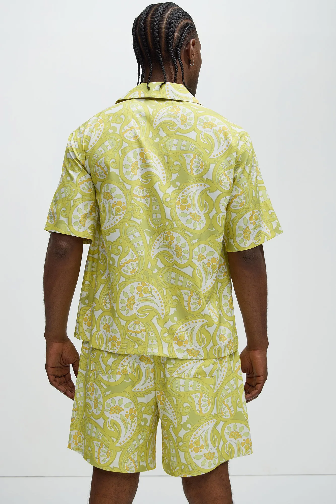 Alameda Paisley Shirt - Yellow