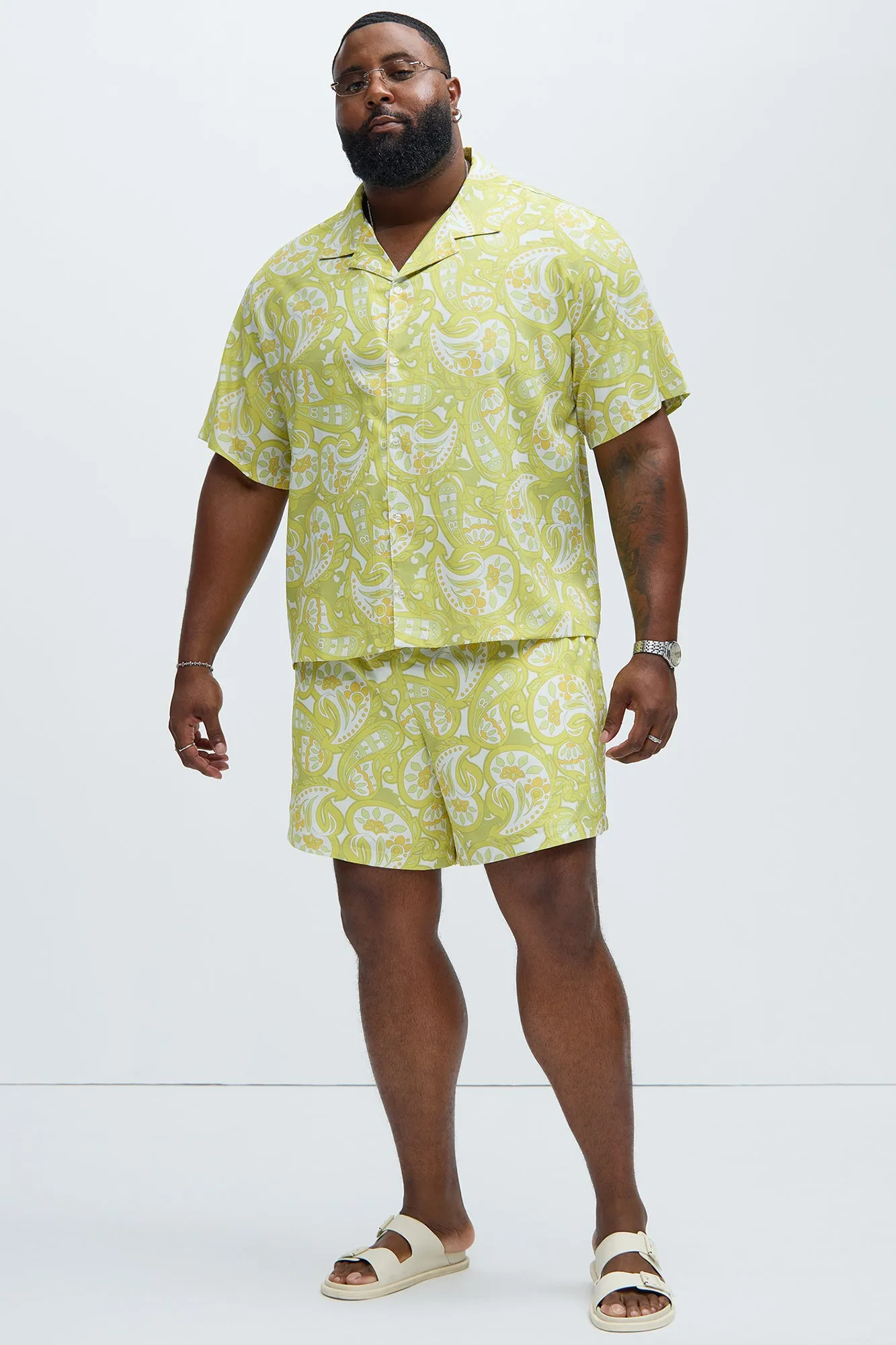 Alameda Paisley Shirt - Yellow