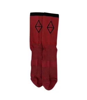 BAD KARMA CLASSIC CREW BLOOD | CALCETINES DE ALTURA MEDIA ROJOS