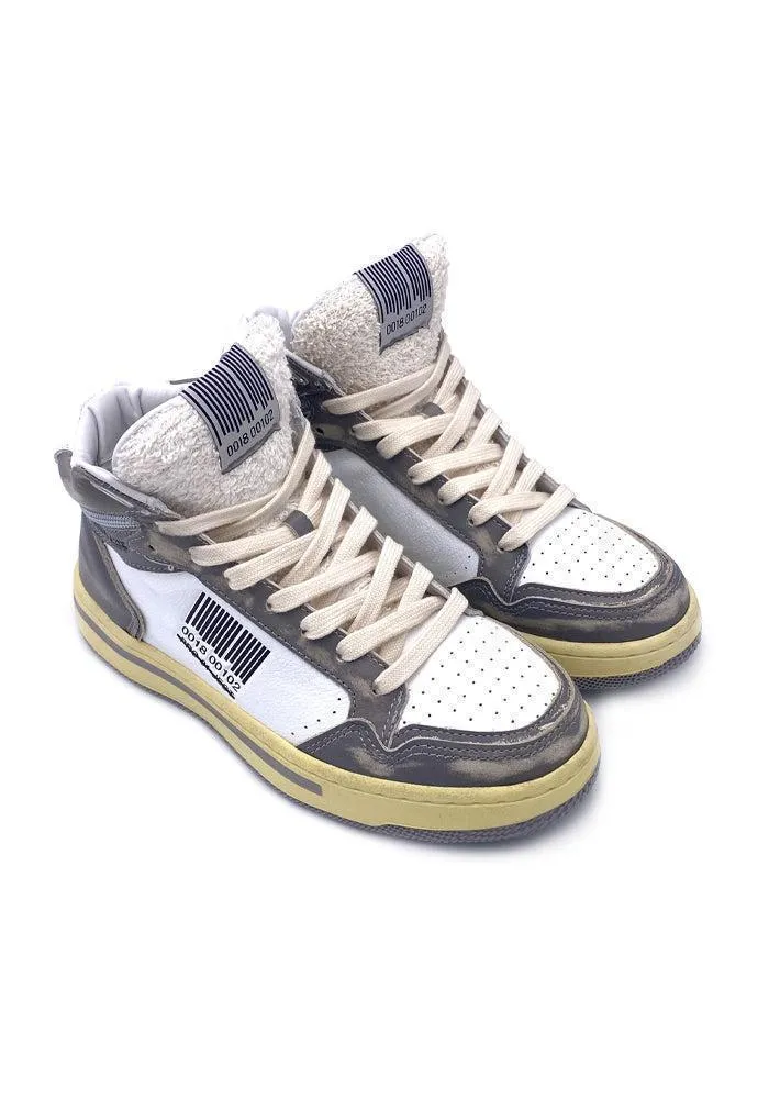 Baskets P7bw Hautes Blanches Et Grises