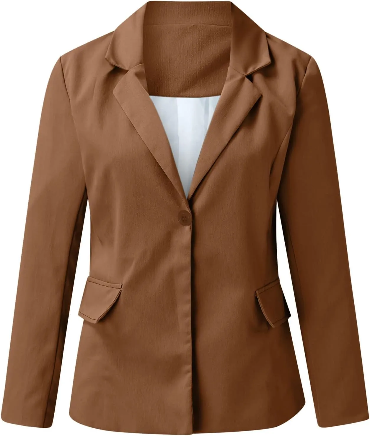 Blazer Jackets Women Open Front Suit Coats Long Sleeve Casual Work Office Blazers 2024 Trendy Business Dress Cardigan