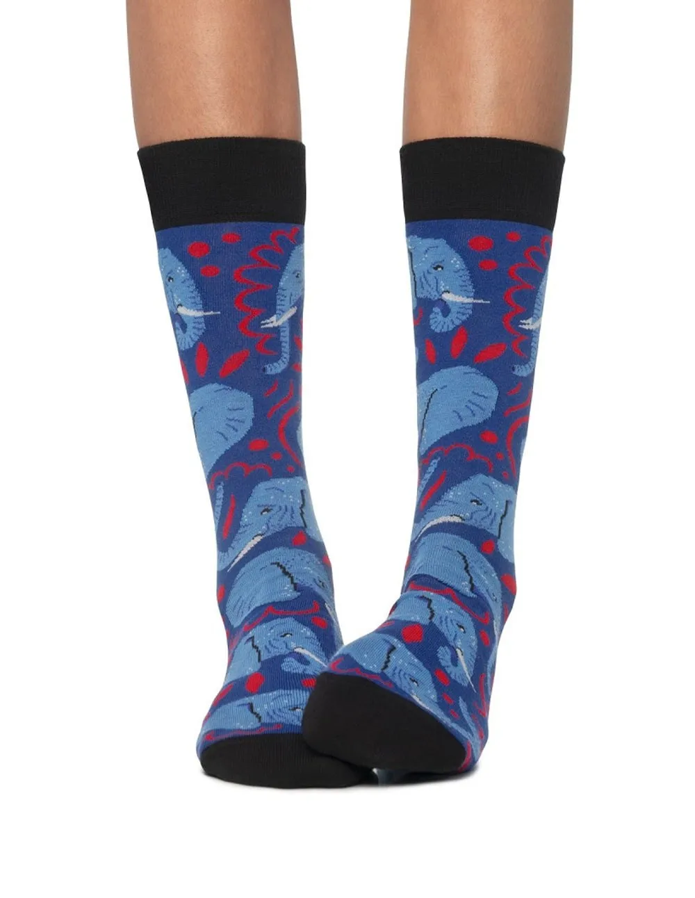 Calcetines Jimmy Lion Elephante Muse Azules Unisex