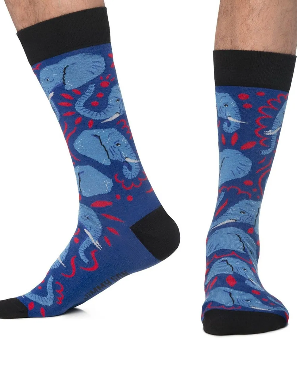 Calcetines Jimmy Lion Elephante Muse Azules Unisex