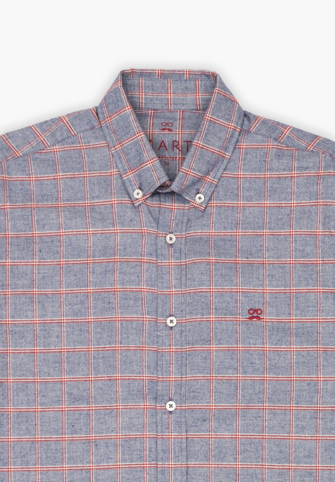 Camisa Cuadros Strike Granate