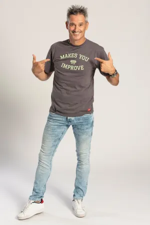 Camiseta Basic Nox Gris - Talla XS