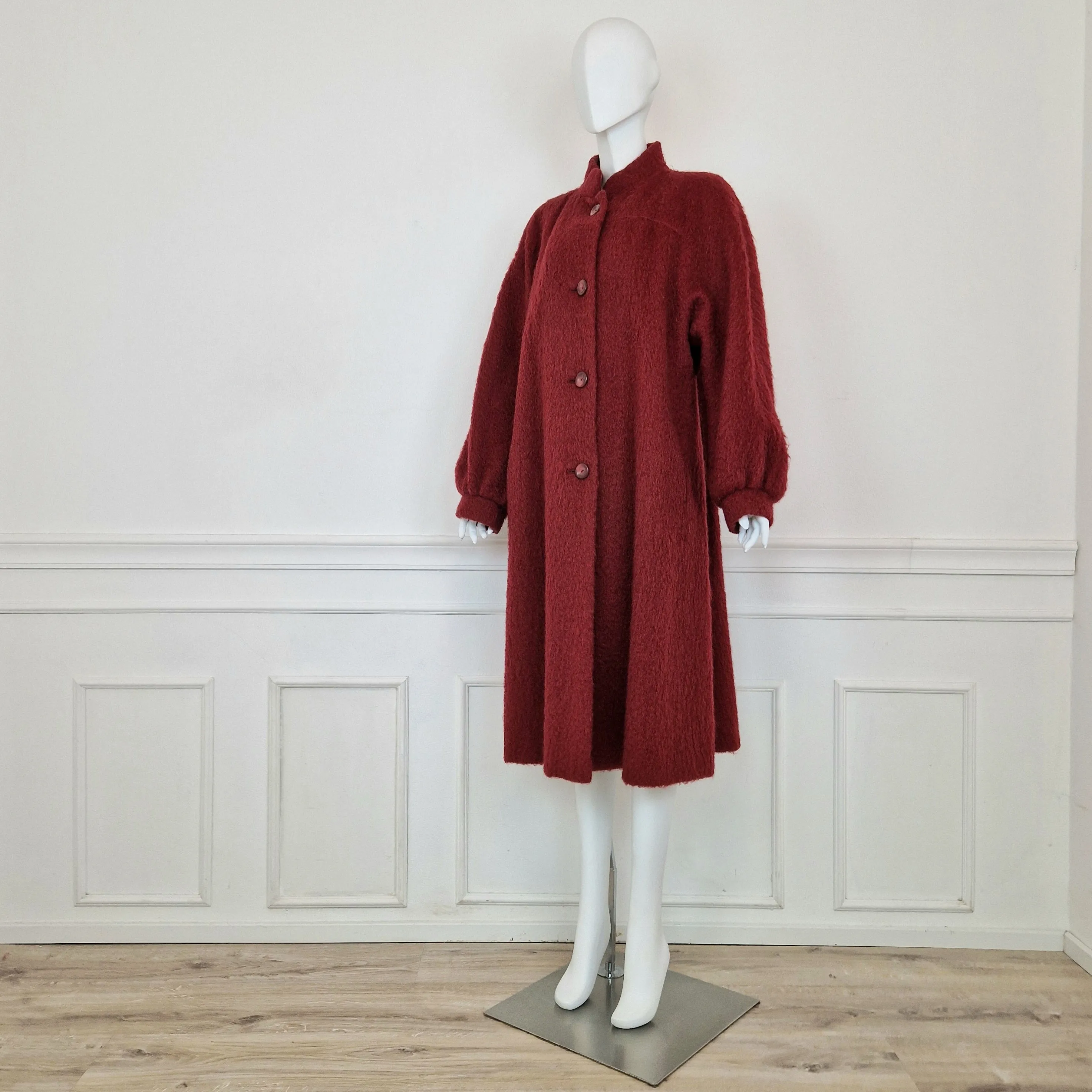 Cappotto vintage bordeaux