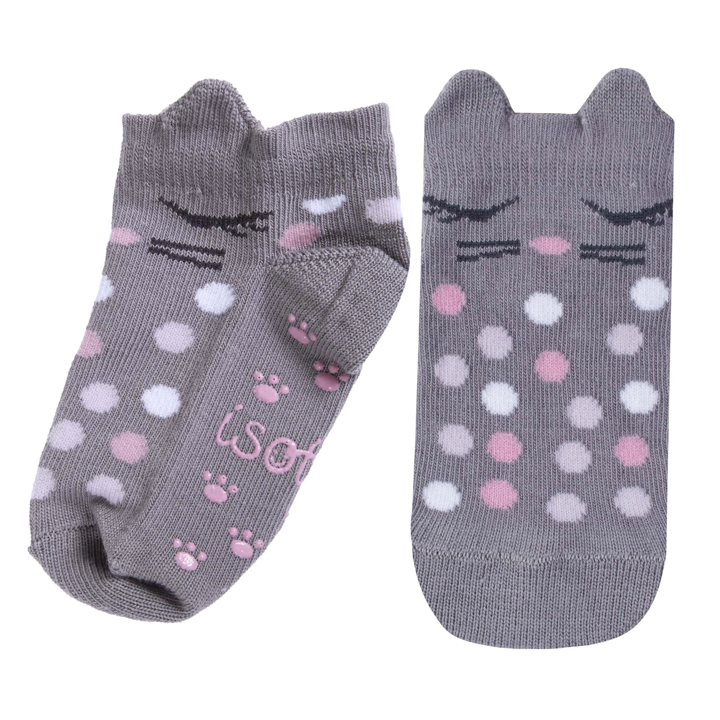 Chaussettes antidérapantes Chat 1/4 ans