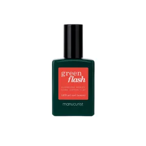 Esmalte de uñas semipermanente Green Flash Coral Reef