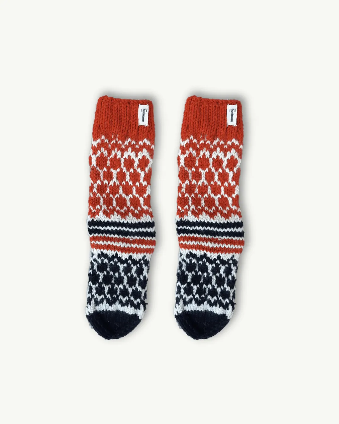 Honeycomb Angora Socks