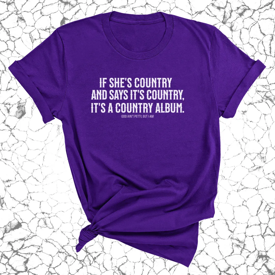 It's a Country Album Unisex Tee