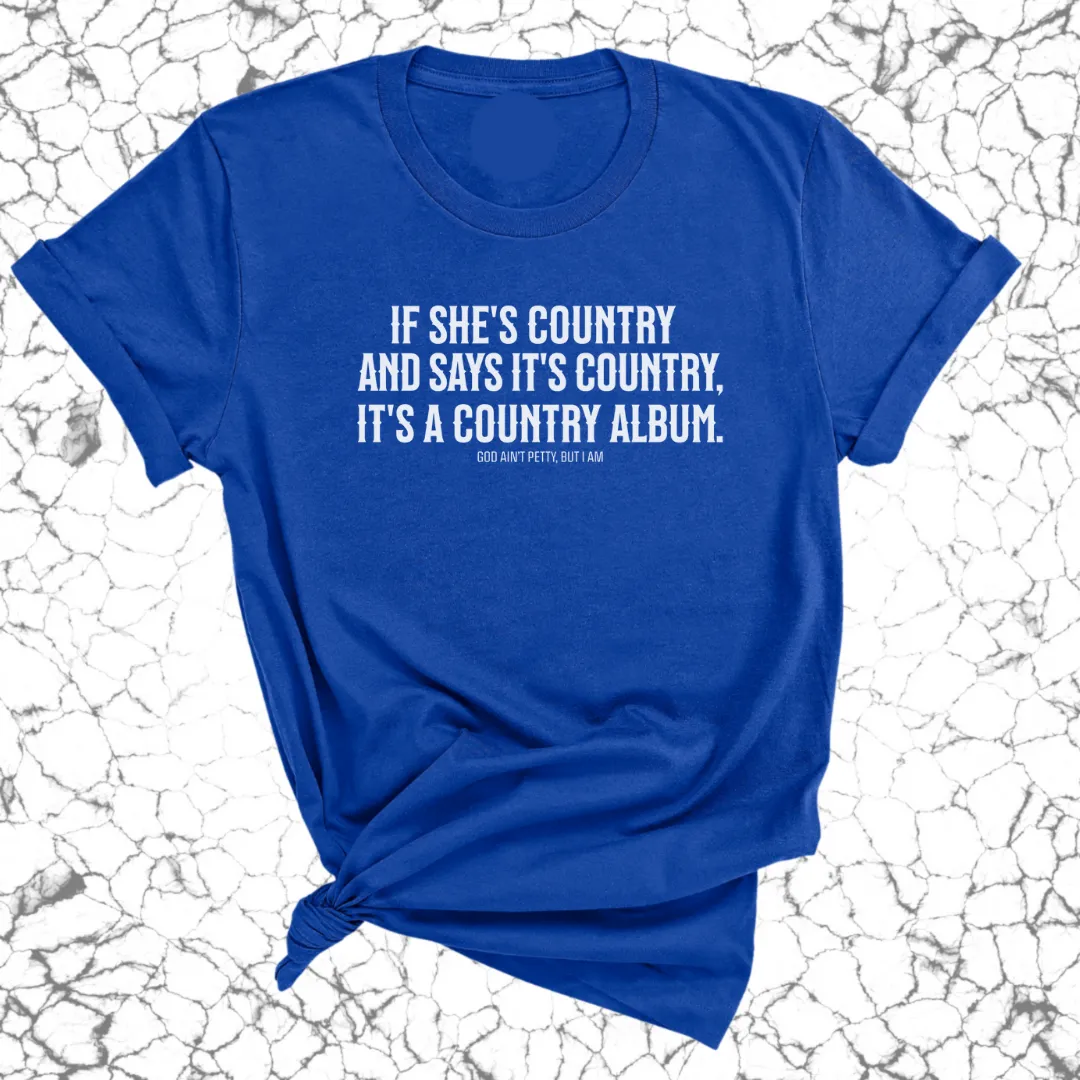It's a Country Album Unisex Tee