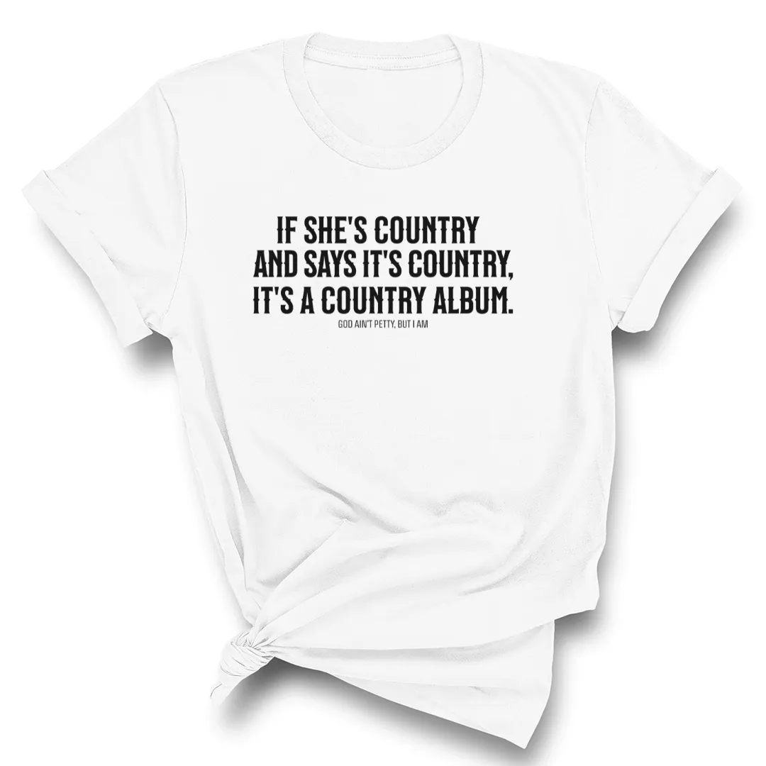It's a Country Album Unisex Tee