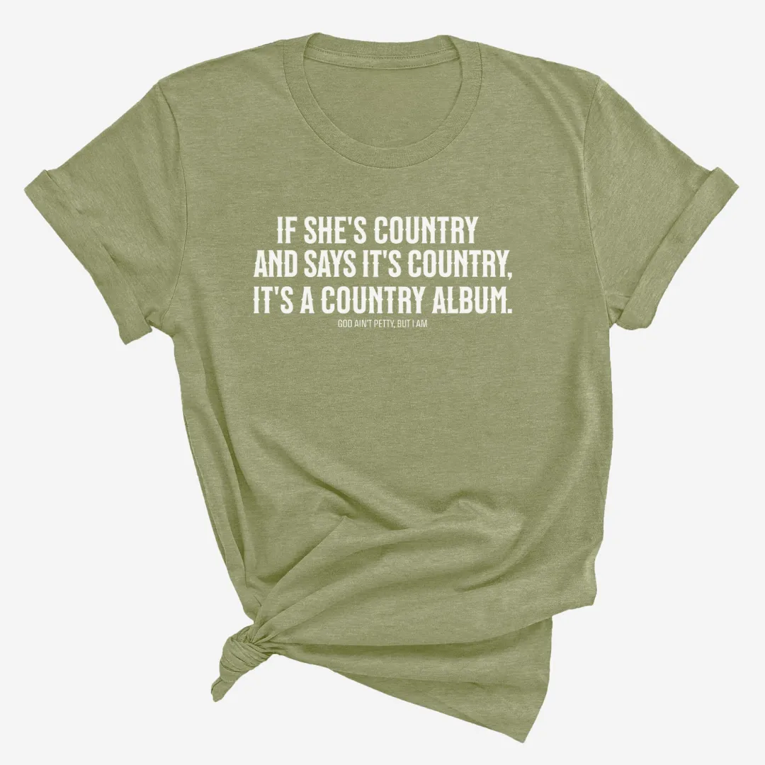 It's a Country Album Unisex Tee