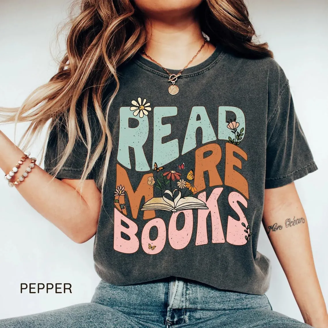 Its a Good Day to Read A Book Shirt Womens Book Lover Teacher Shirts Bookworm Reading Retro Floral Bookish Shirts