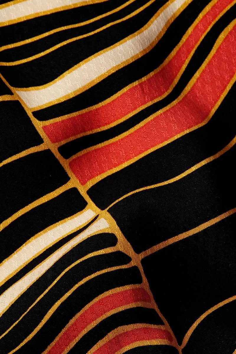 King Louie palazzo pants wildly black