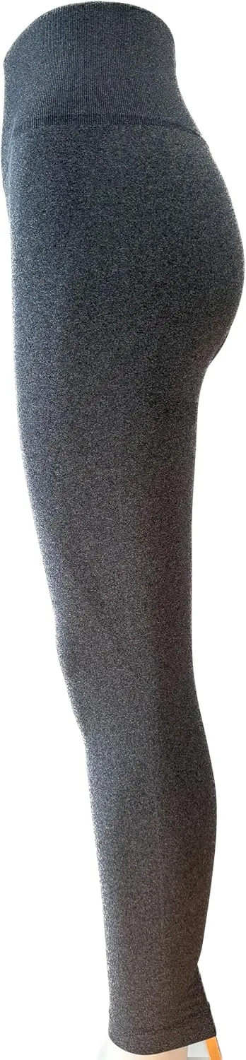 Leggings for Women - Buttery Soft High Waited Yoga Pants, Tummy Control, Workout & Gym - Seamless Black Leggings