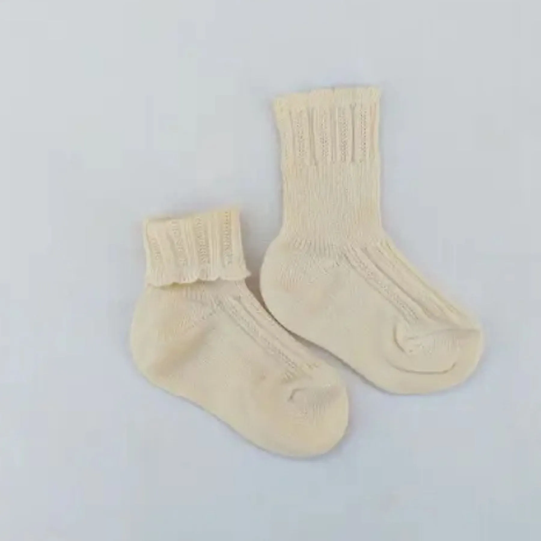 Lucia Undyed Organic Cotton Socks
