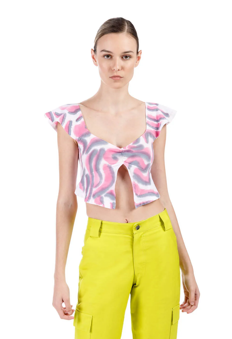 Mariposa Gina Tee Pink Zebra M