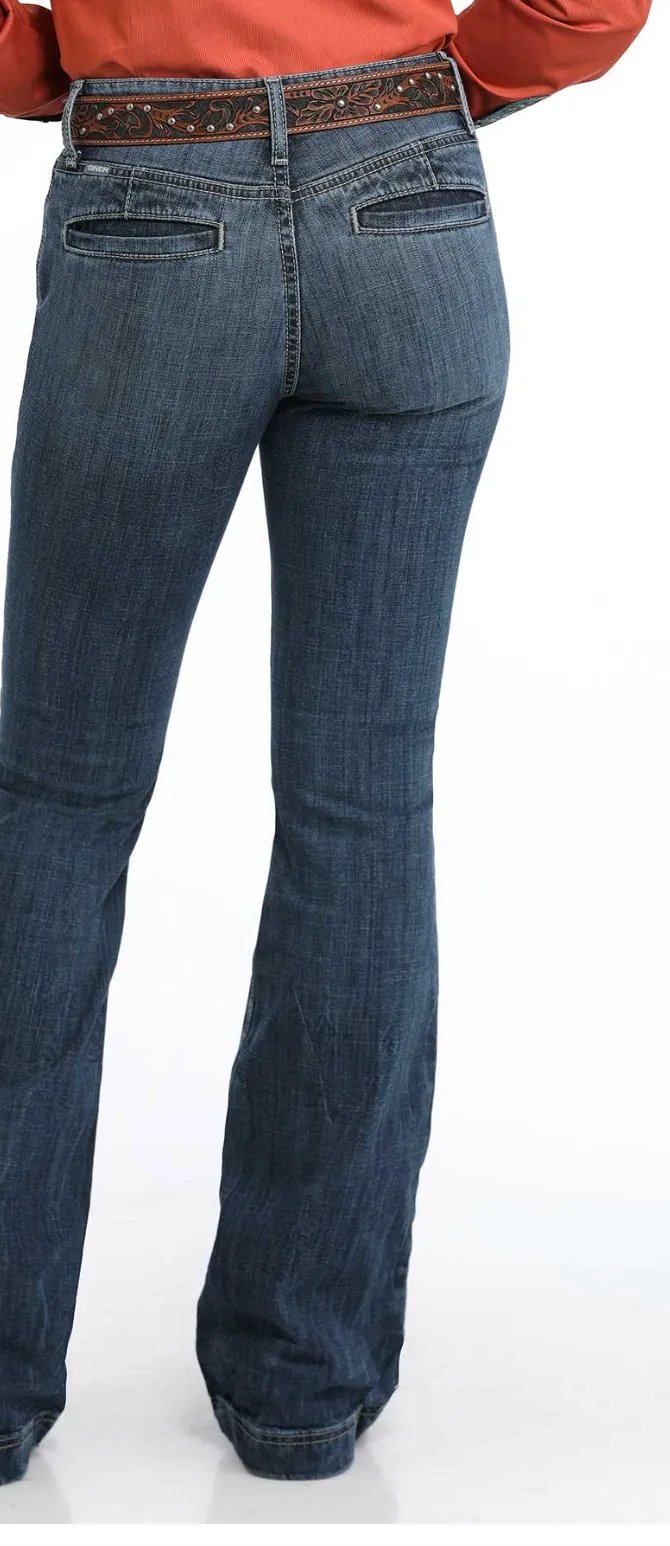 MJ8145092-Cinch Women's Lynden Slim Fit Jean-Dark