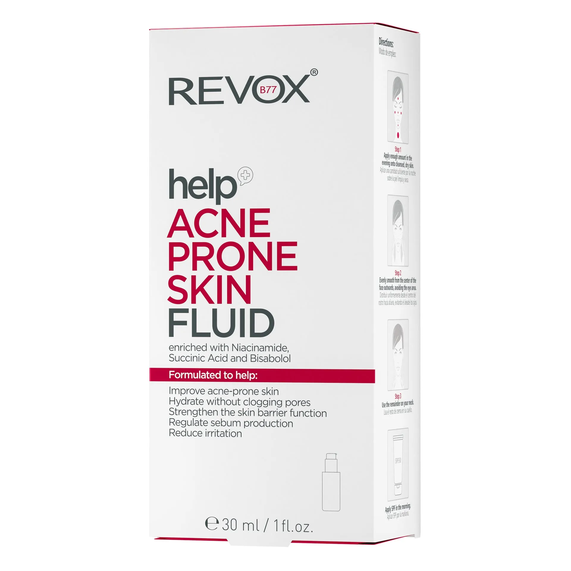 SERUM PARA PIEL PROPENSAS AL ACNÉ - REVOX B77