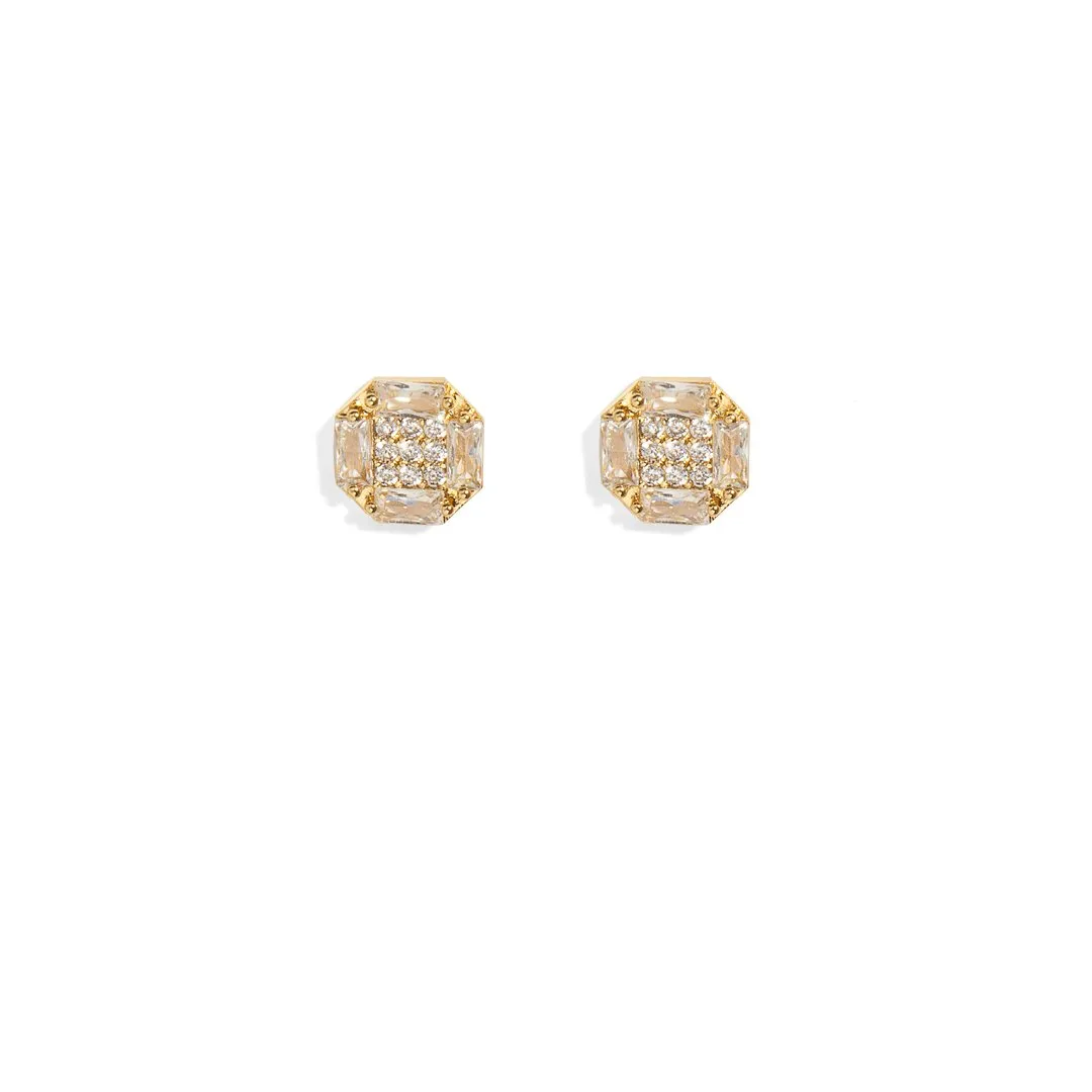 SPARK OCTAGON STUDS