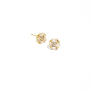 SPARK OCTAGON STUDS
