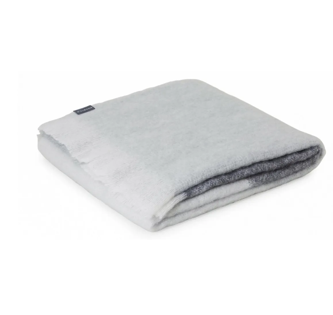 St Albans Mohair Throw Ghost