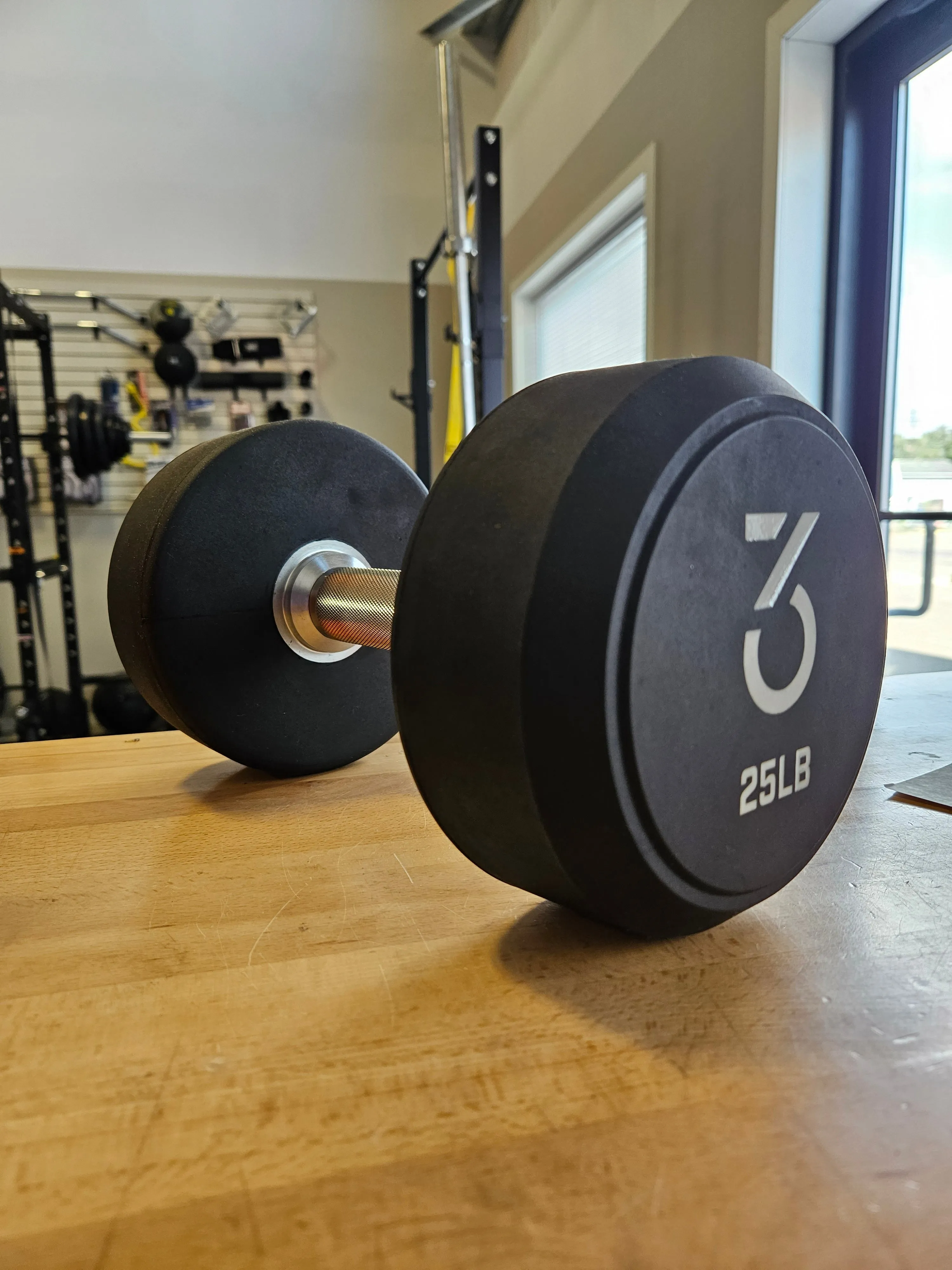 TROIKA Round Rubber Dumbbell Sets