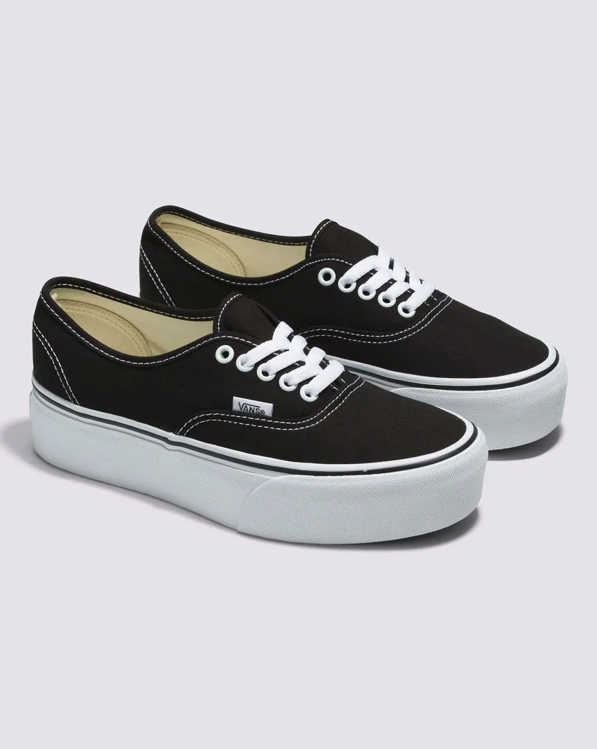 Zapatilla Authentic Stackform Canvas Black