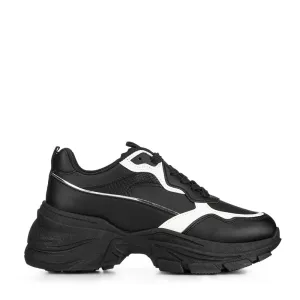 ZAPATILLAS PLATAFORMA MUJER NEGRO WEIDE SL06